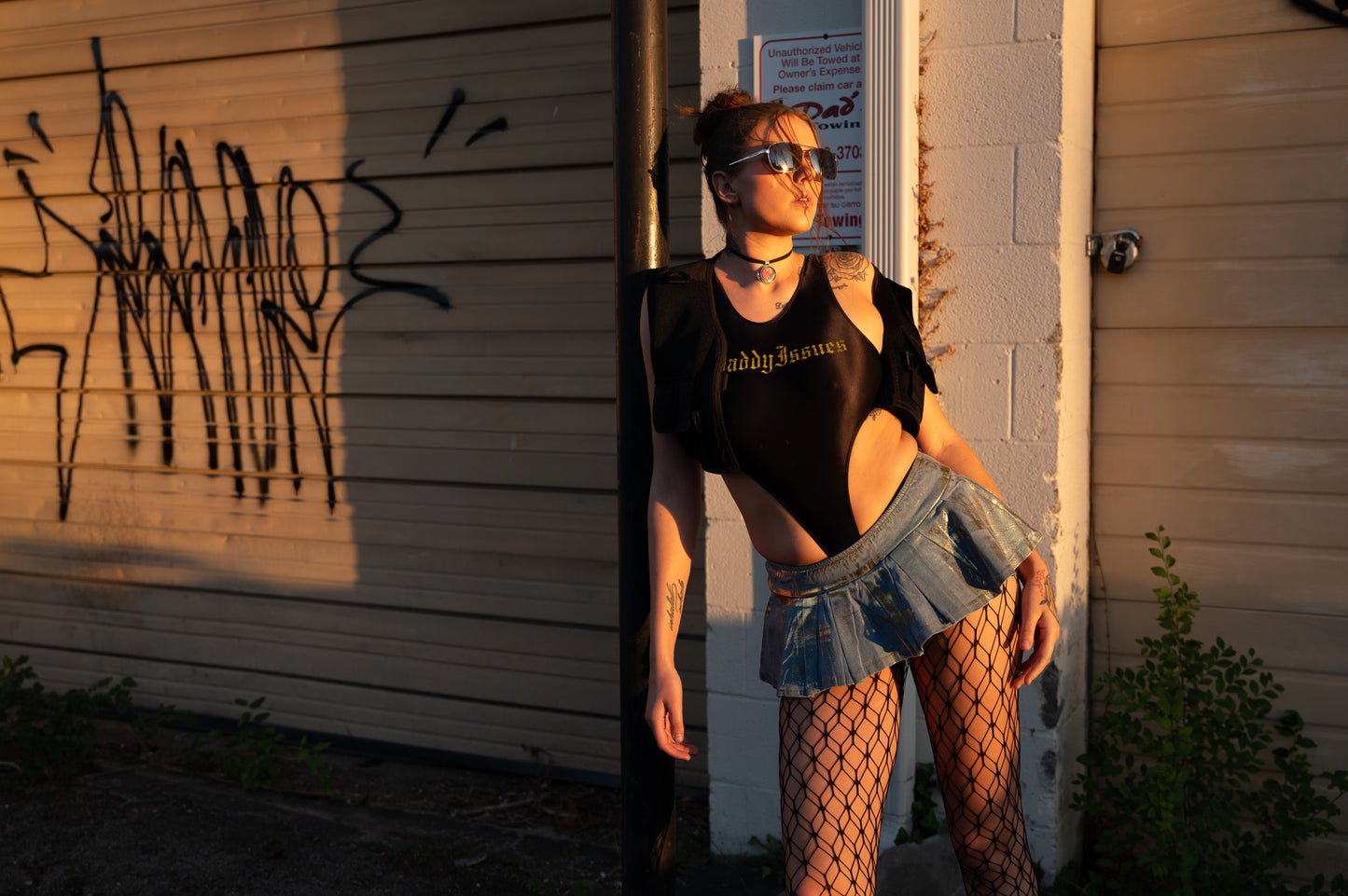 Daddy Issues Bodysuit – Black