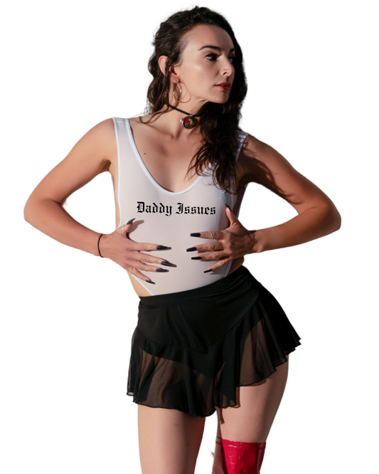 Daddy Issues Bodysuit – White