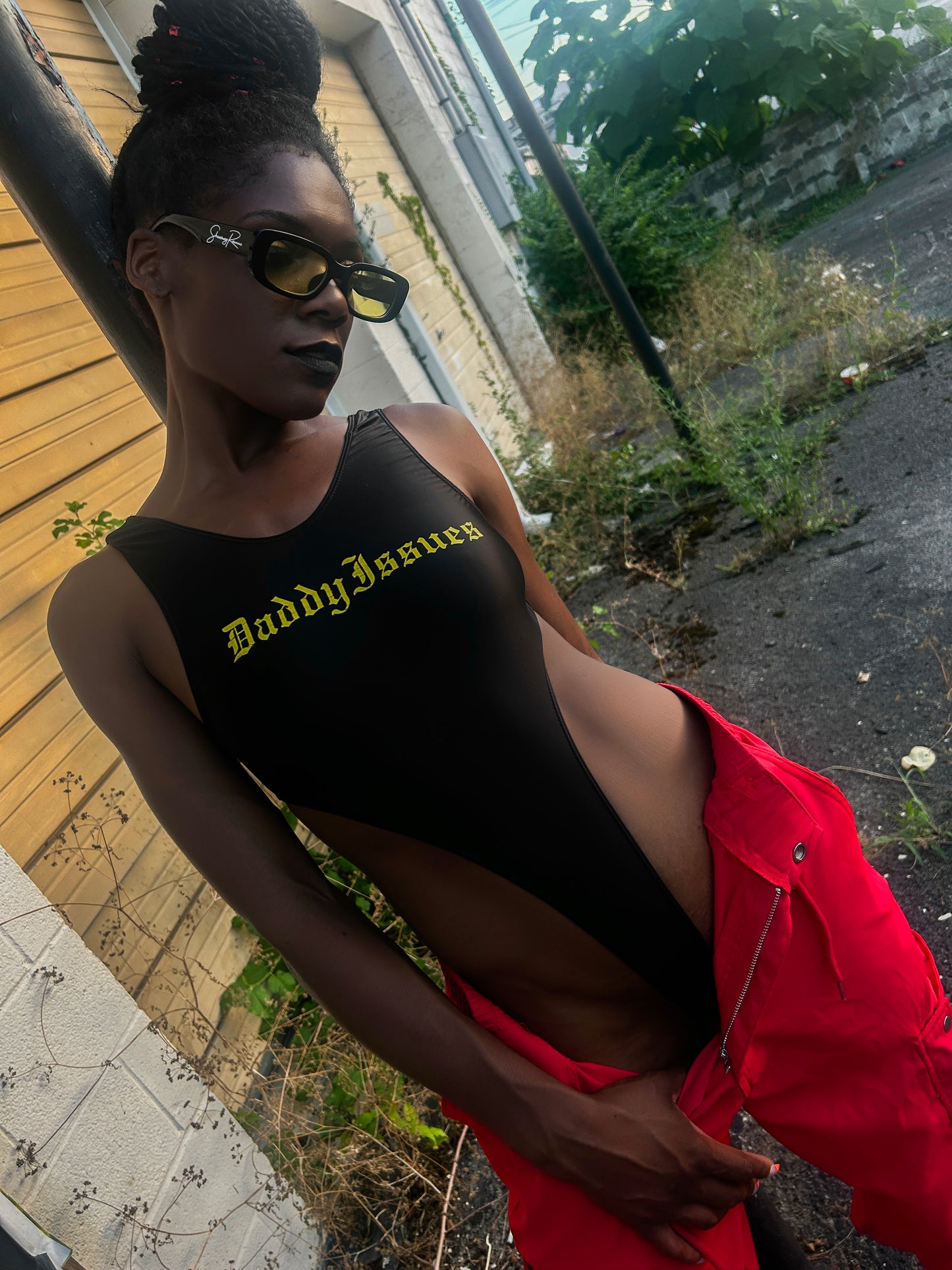 Daddy Issues Bodysuit – Black